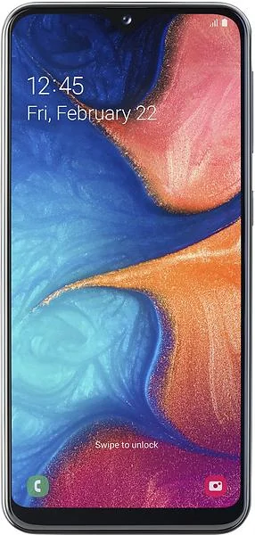 Samsung Galaxy A20e — photo officielle — vue 2