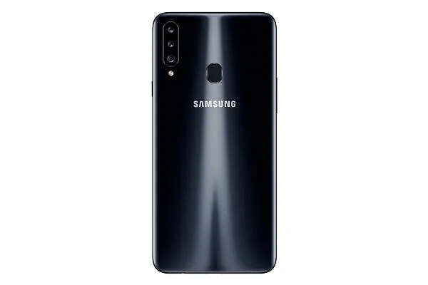 Samsung Galaxy A20s — photo officielle — vue 3