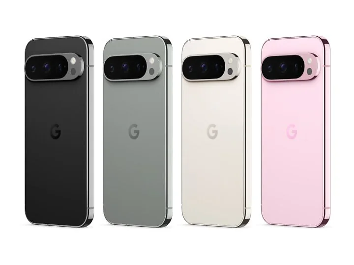 Google Pixel 9 Pro — photo officielle — vue 3