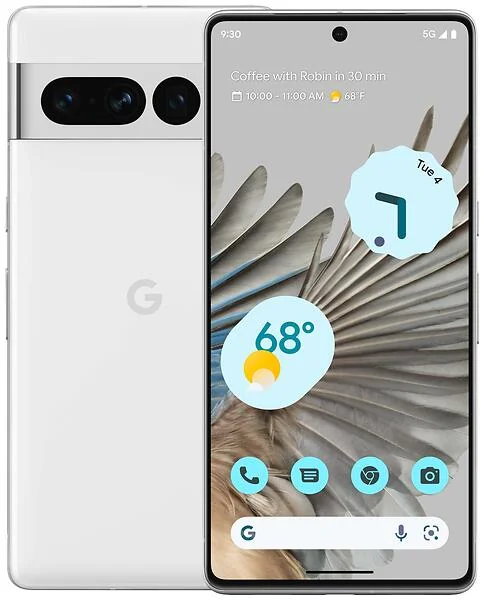 Google Pixel 7 Pro — photo officielle — vue 3