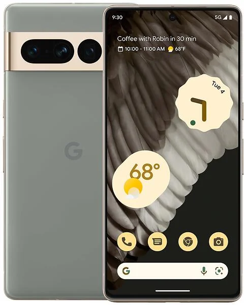Google Pixel 7 Pro — photo officielle — vue 2