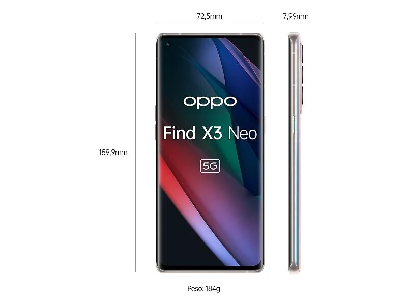 Oppo Find X3 Neo — photo officielle — vue 5